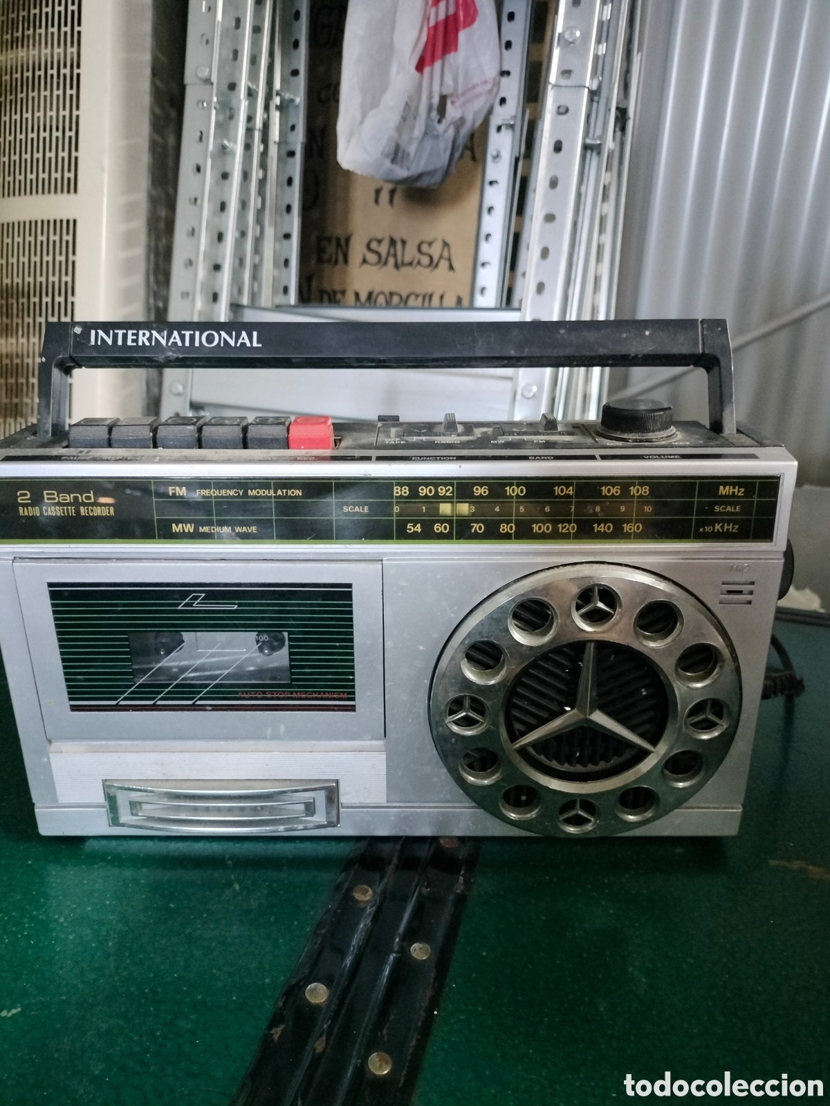 Radios antiguas: Radio cassette internacional mercedez. Rara de ver. - Foto 1