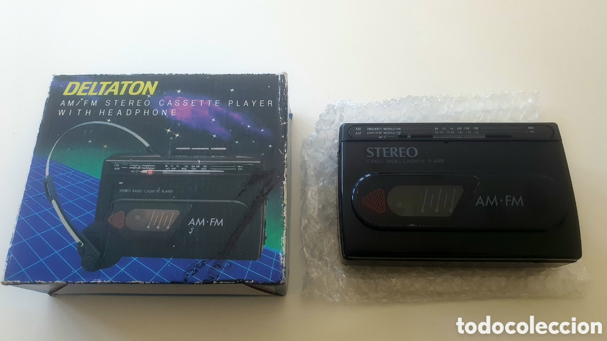 Radios antiguas: walkman radio deltaton funciona perfectamente - Foto 1