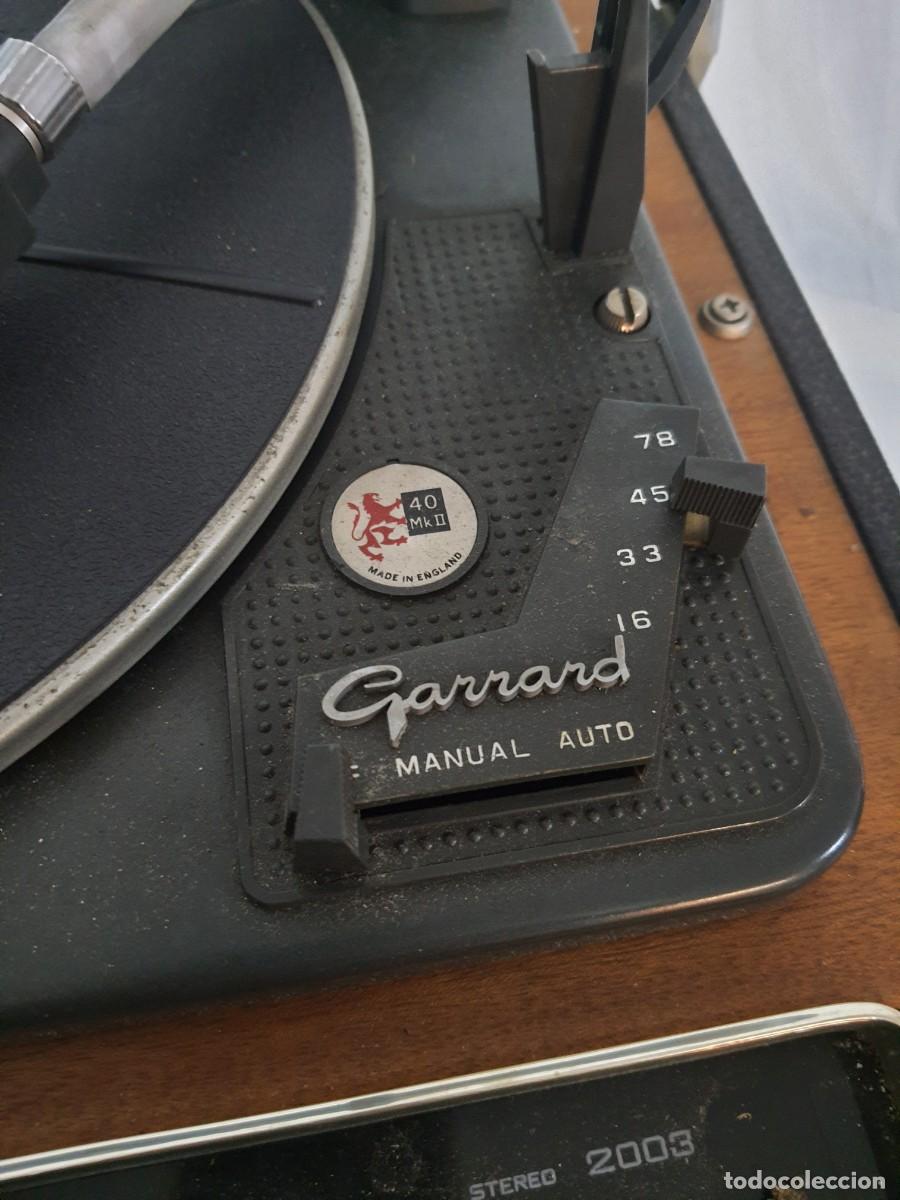Radios antiguas: GARRARD MODELO 40 MK II - Foto 5