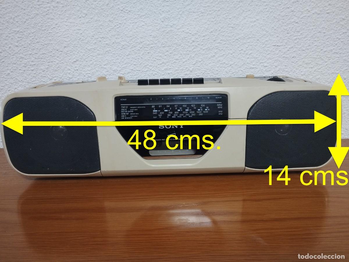 Radios antiguas: Radio cassette Sony CFS-202L a&ntilde;o 1985 - Foto 23
