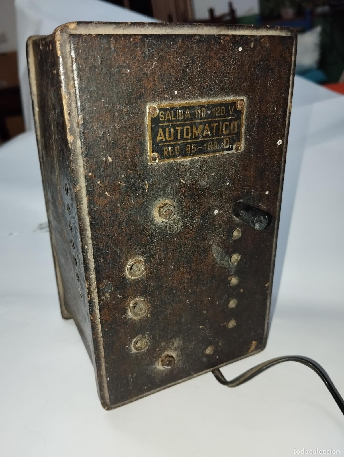 Radios antiguas: ELEVADOR TRANSFORMADOR DCA PARA RADIO DE V&Aacute;LVULAS - Foto 1