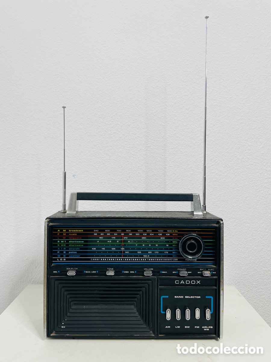 Radios antiguas: Cadox Multiband Radio Receiver 1970 - Foto 2