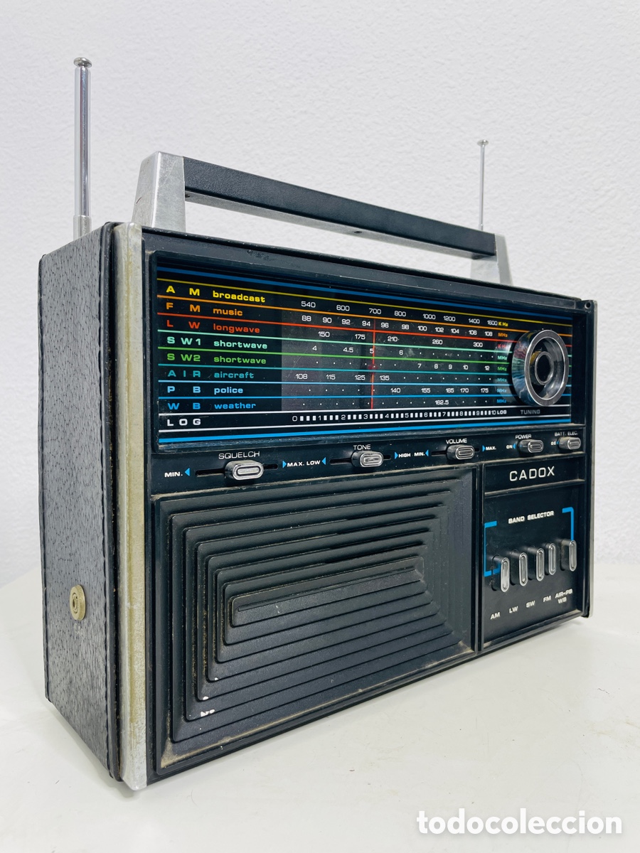 Radios antiguas: Cadox Multiband Radio Receiver 1970 - Foto 5