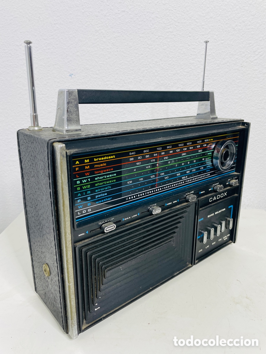 Radios antiguas: Cadox Multiband Radio Receiver 1970 - Foto 6