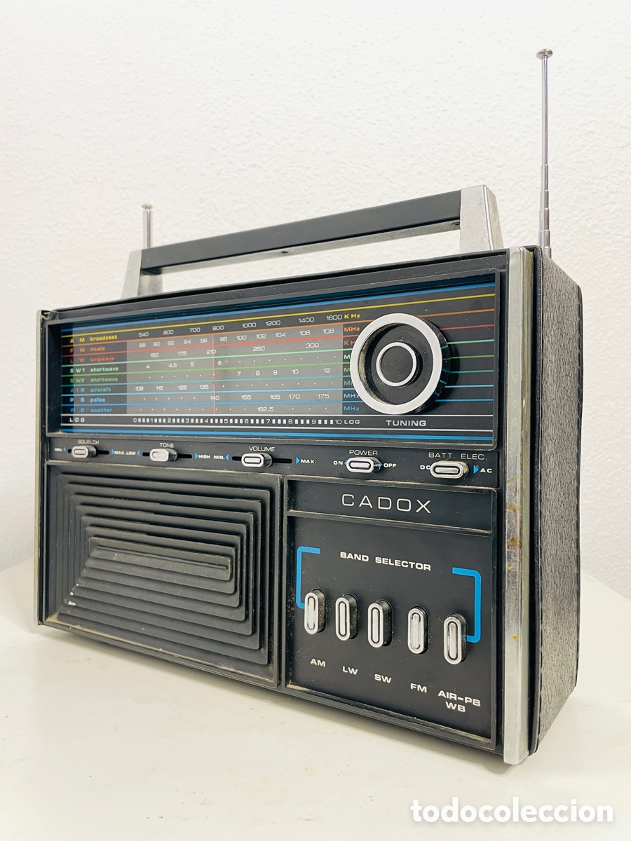 Radios antiguas: Cadox Multiband Radio Receiver 1970 - Foto 7