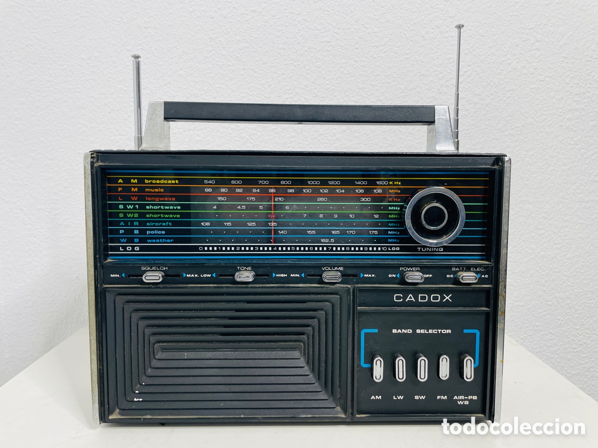 Radios antiguas: Cadox Multiband Radio Receiver 1970 - Foto 1