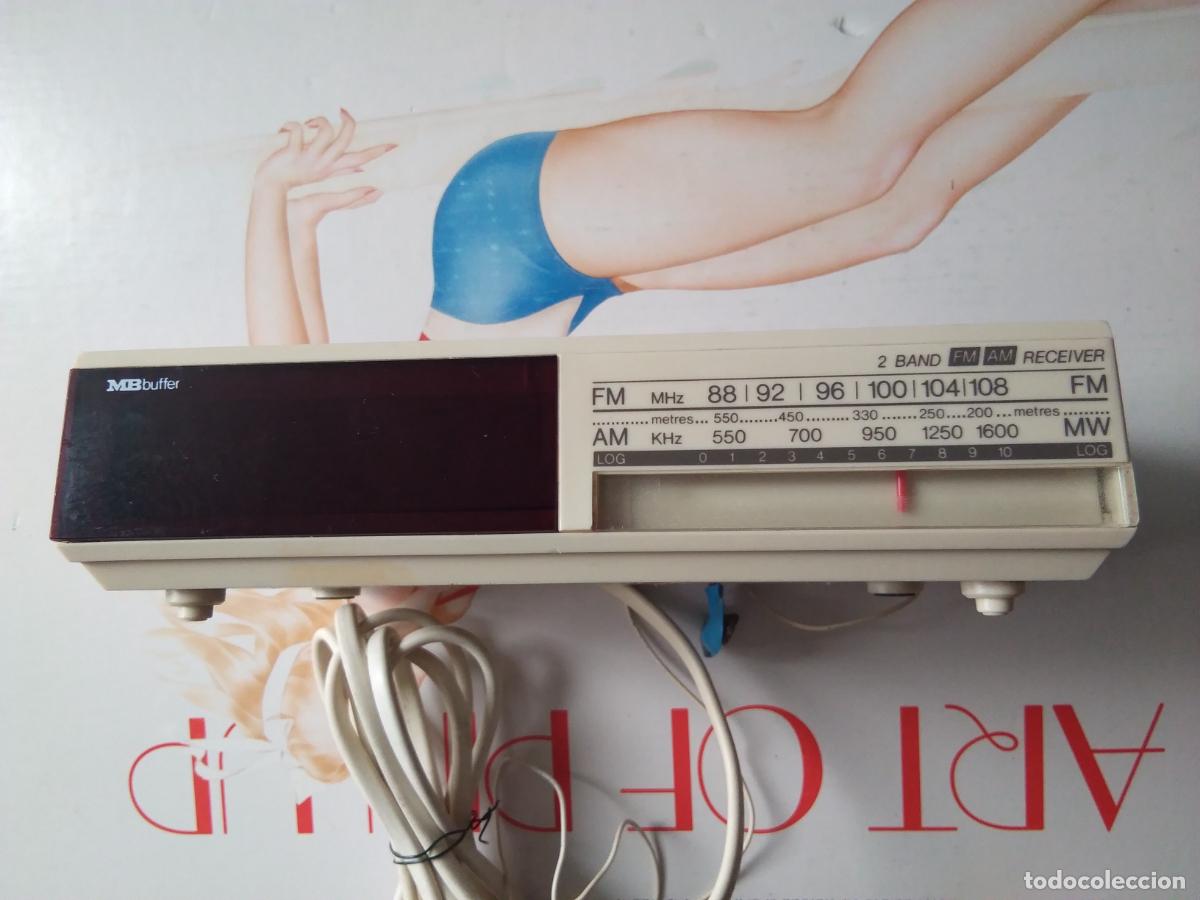 Radios antiguas: RADIO TRANSISTOR PHILIPS ELECTRONIC CLOCK D3140 - Foto 7