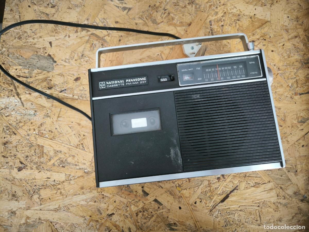 Radios antiguas: RADIO CASSETTE NATIONAL PARASONIC 237 - Foto 1