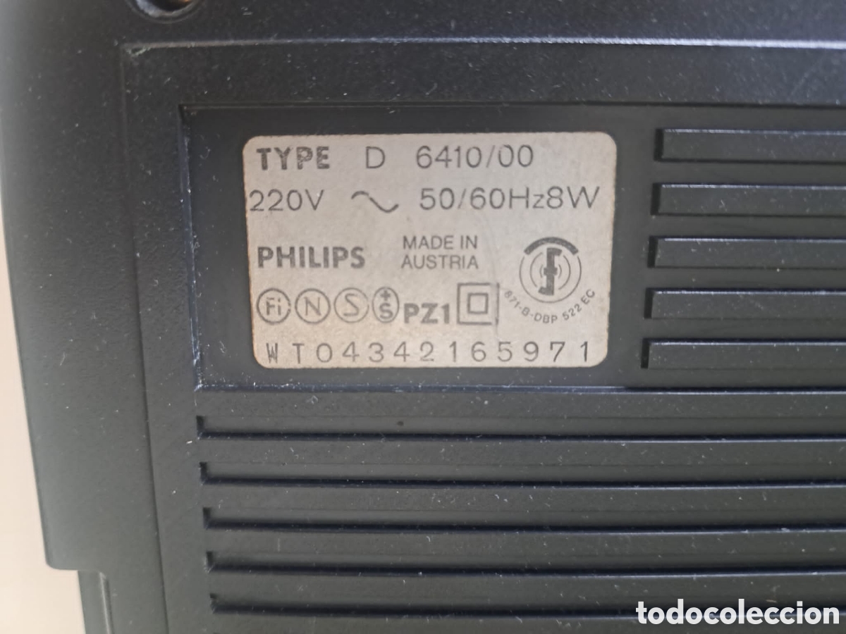Radios antiguas: Reproductor Cassette grabador Philips D6410 - Foto 4