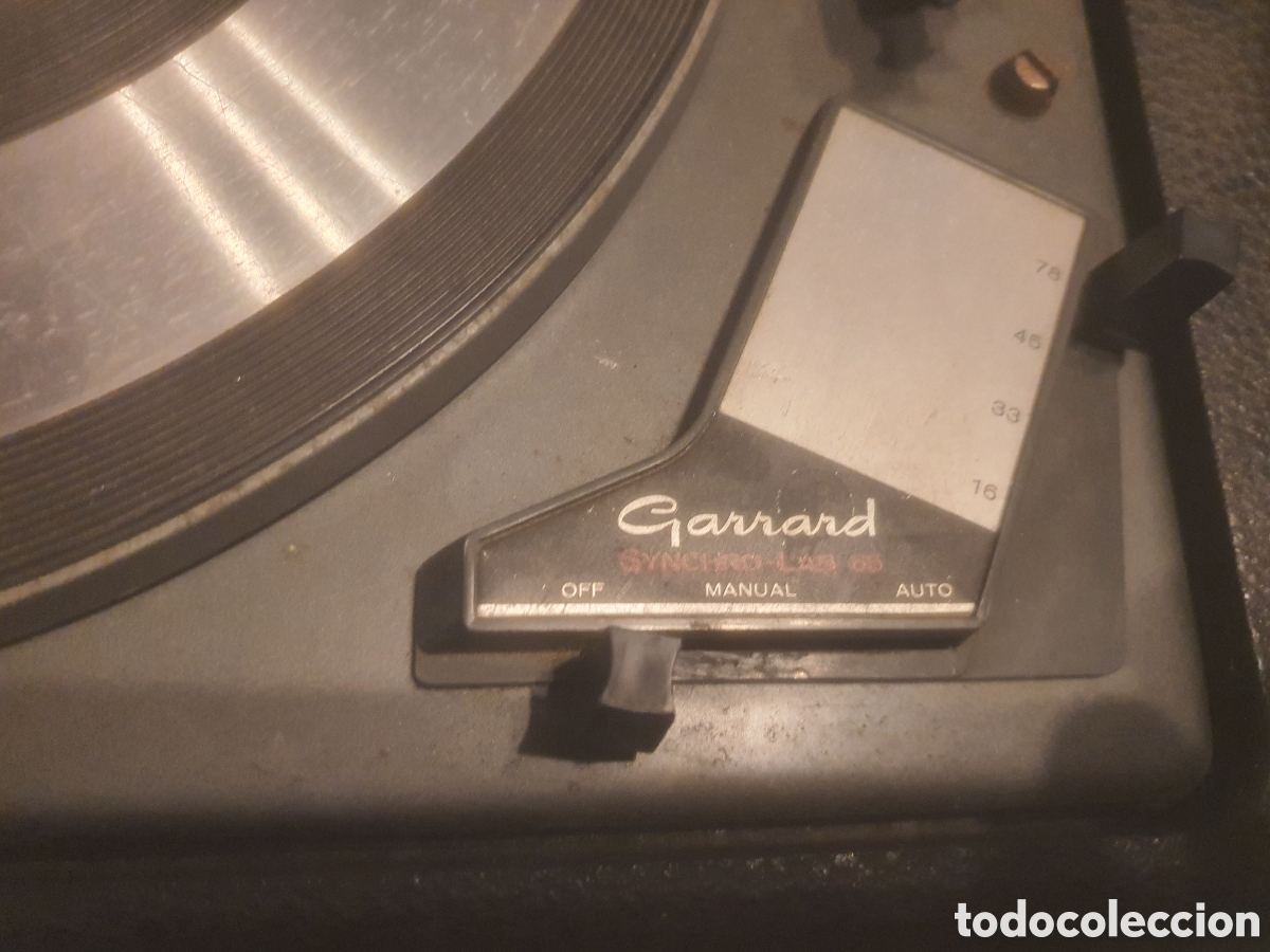 Radios antiguas: Tocadisco Garrard 65 para piezas - Foto 2