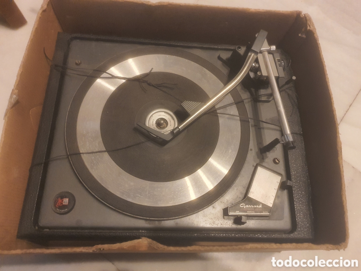 Radios antiguas: Tocadisco Garrard 65 para piezas - Foto 1