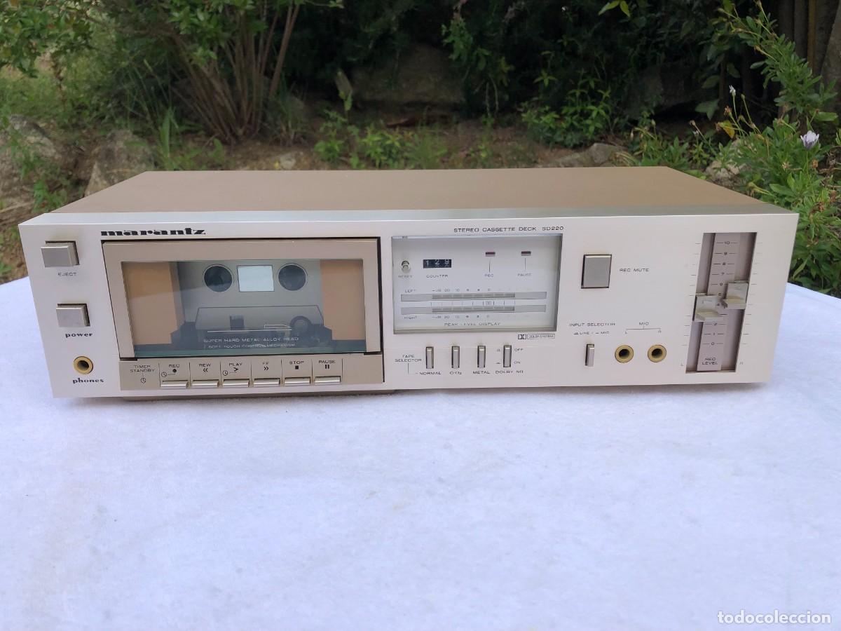 Radios antiguas: MARANTZ STEREO CASETTE SD 220 / FUNCIONANDO / VER DESCRIPCION - Foto 1