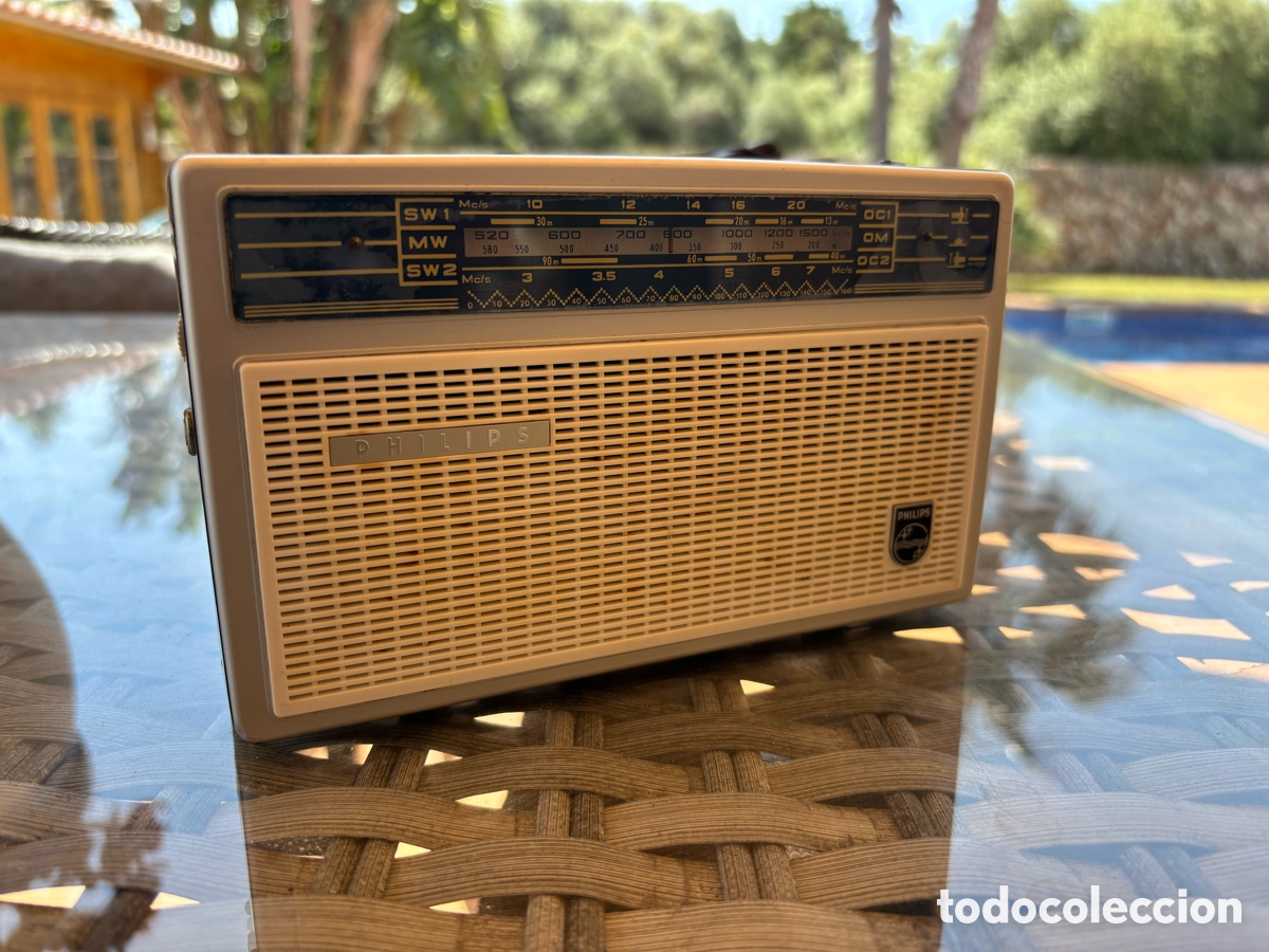 Radios antiguas: Radio portable OM/OC Philips PK 937 37 - Foto 2