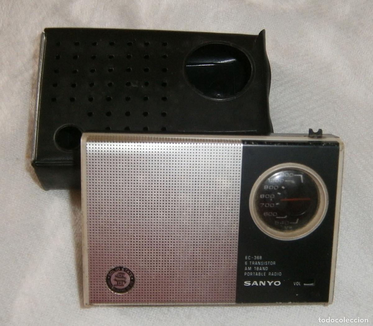 Radios antiguas: transistor Sanyo 6C 368 funciona - Foto 1
