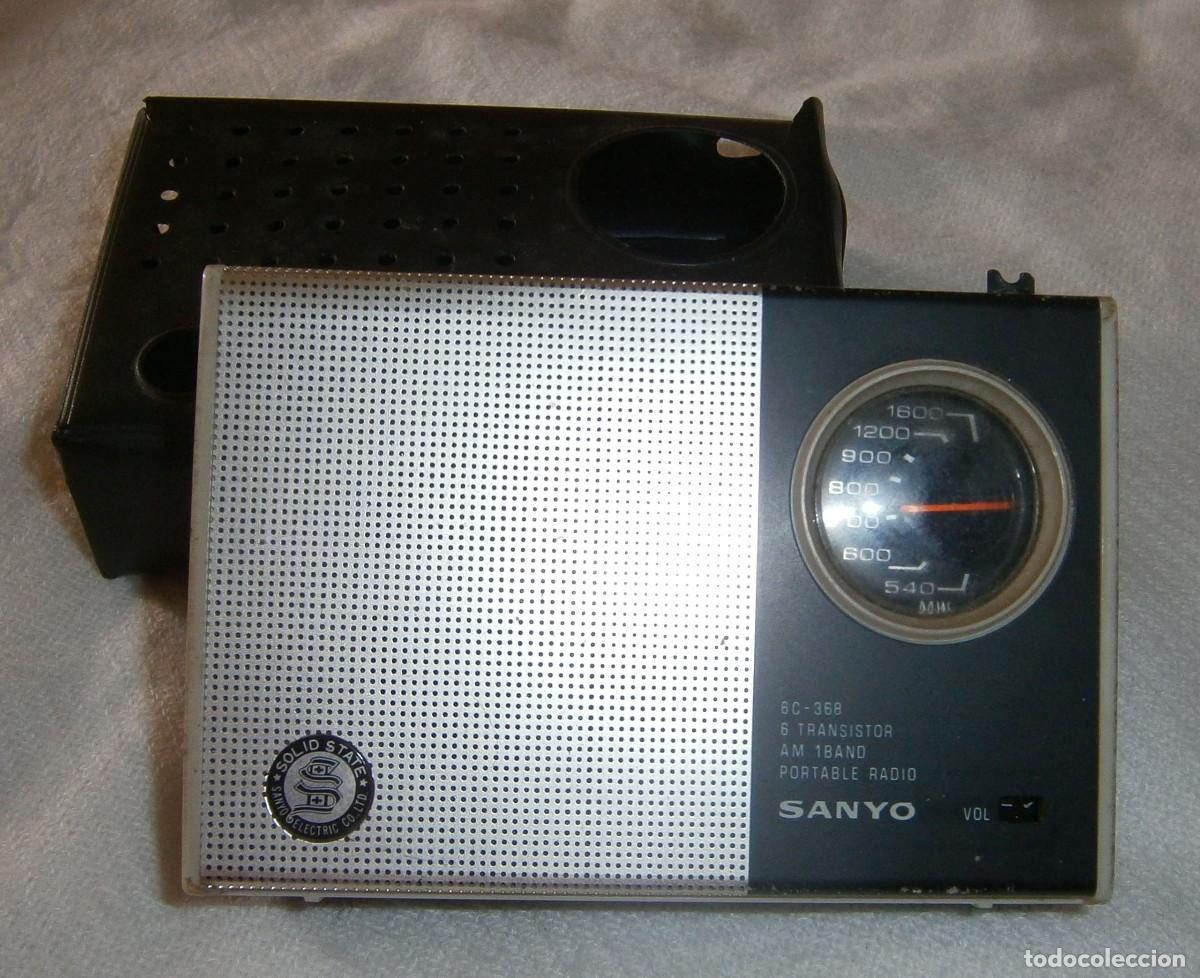 Radios antiguas: transistor Sanyo 6C 368 funciona - Foto 2