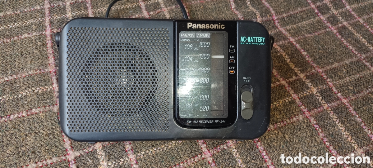 Radios antiguas: Transistor Panasonic RF 544 a&ntilde;os 80 funcionando - Foto 1