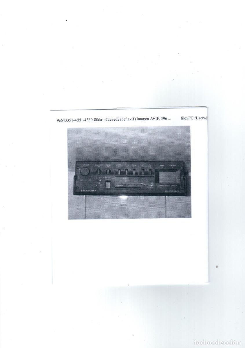 Radios antiguas: BLAUPUNKT MODELO SAN REMO - Foto 1