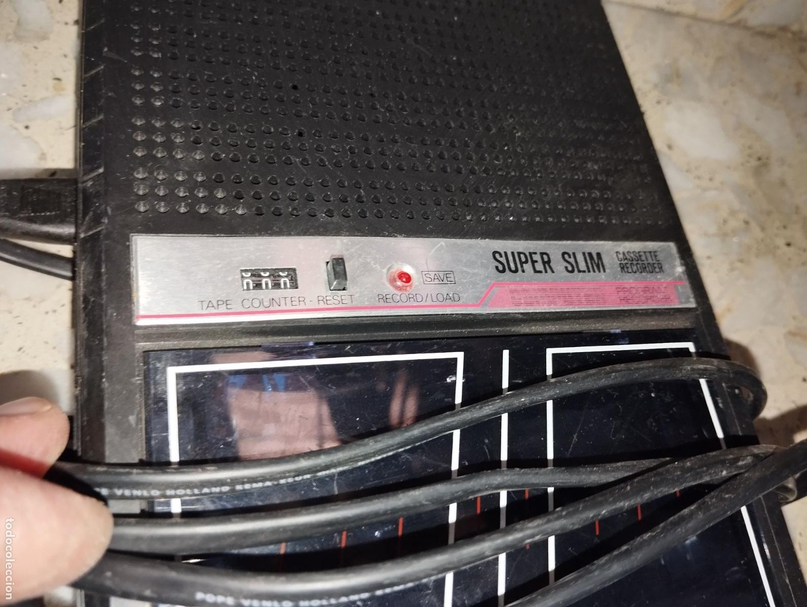 Radios antiguas: CASSETTE RECORDER LLOYTRON SUPER SLIM // FUNCIONA - Foto 2