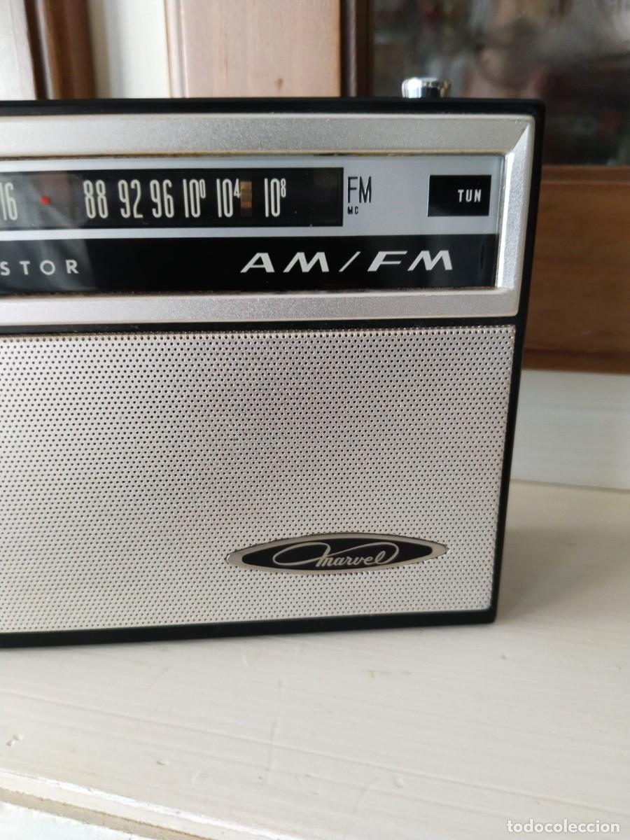 Radios antiguas: Peque&ntilde;o radio transistor Marvel. - Foto 5