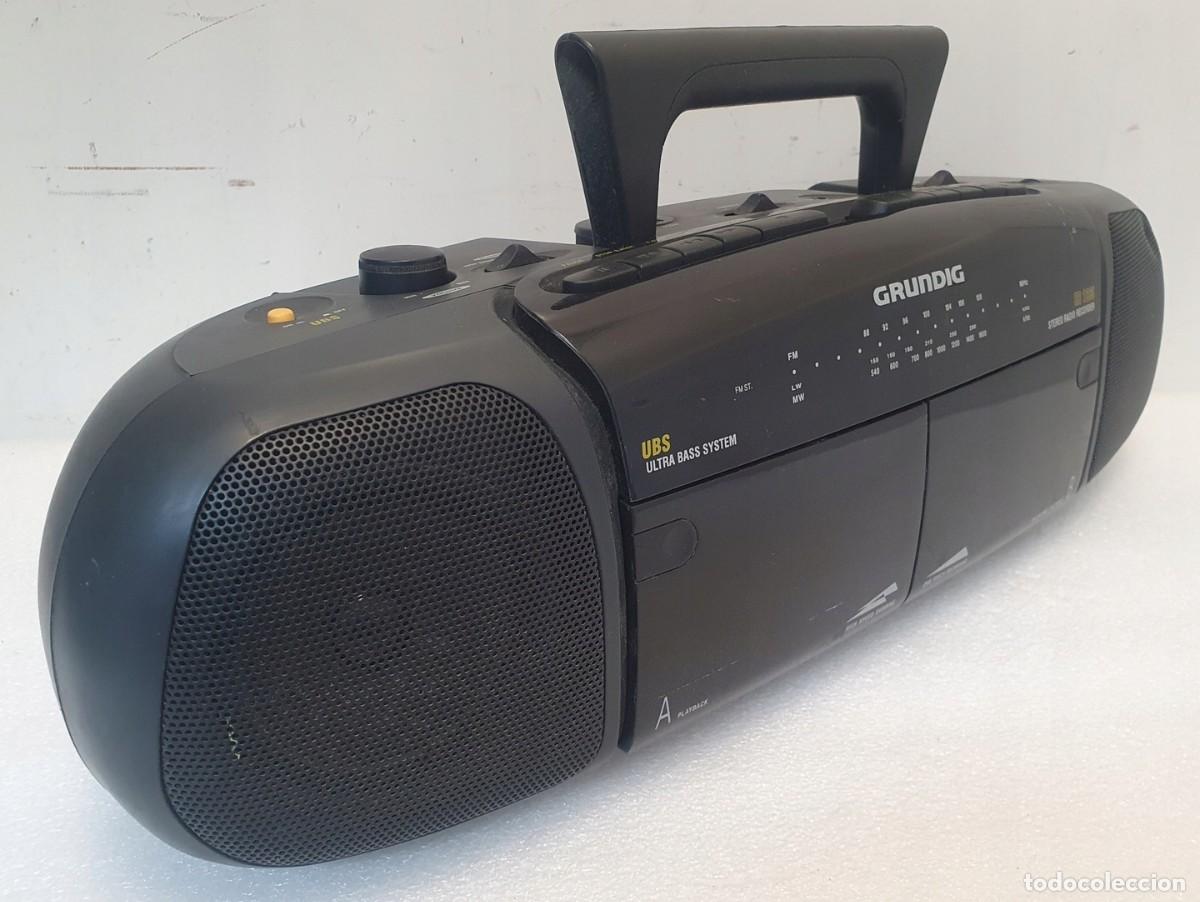 Radios antiguas: RADIO CASSETTE DOBLE GRUNDIG RR 1265 - Foto 1