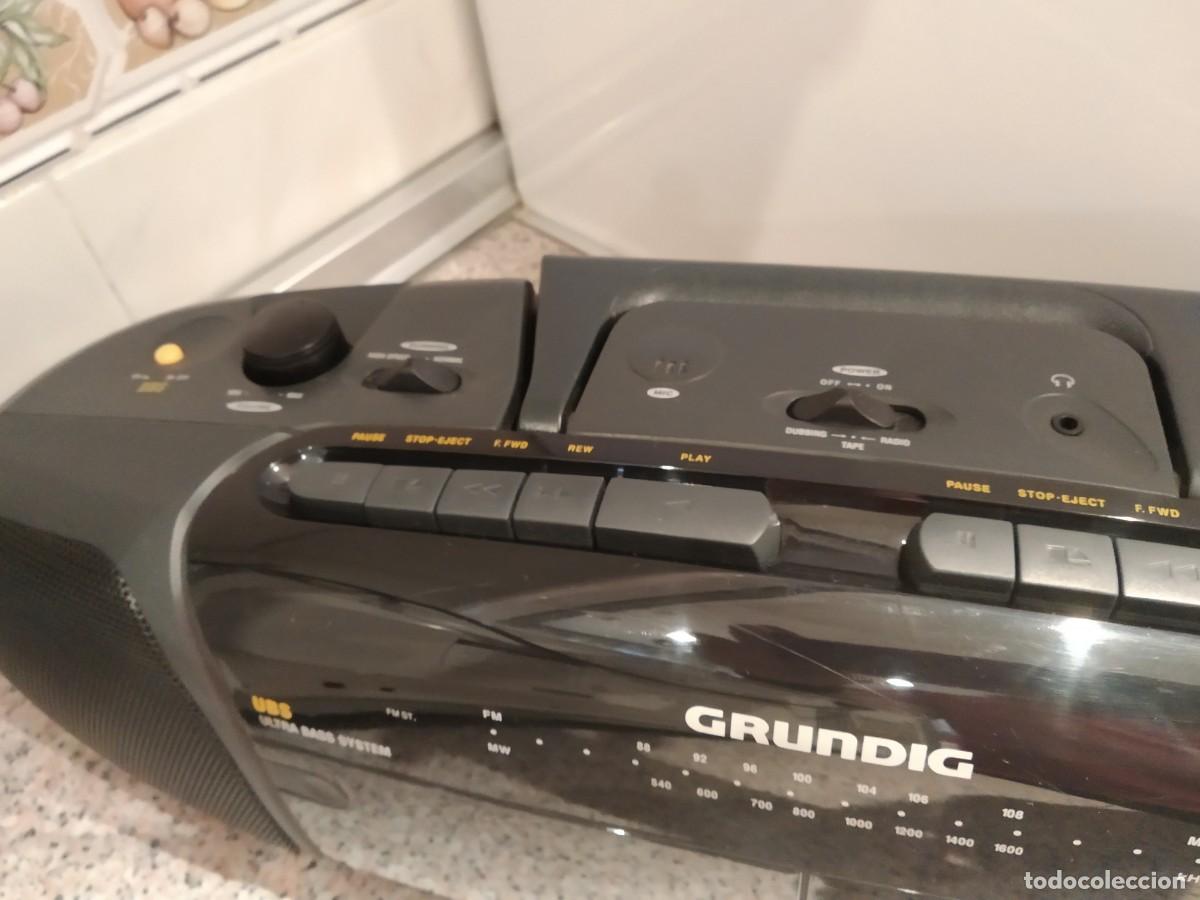Radios antiguas: RADIO CASSETTE DOBLE GRUNDIG RR 1265 - Foto 5