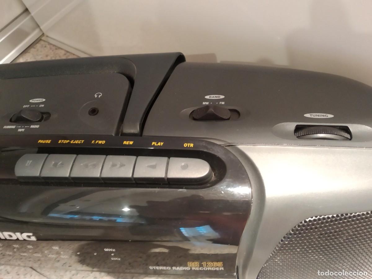 Radios antiguas: RADIO CASSETTE DOBLE GRUNDIG RR 1265 - Foto 6