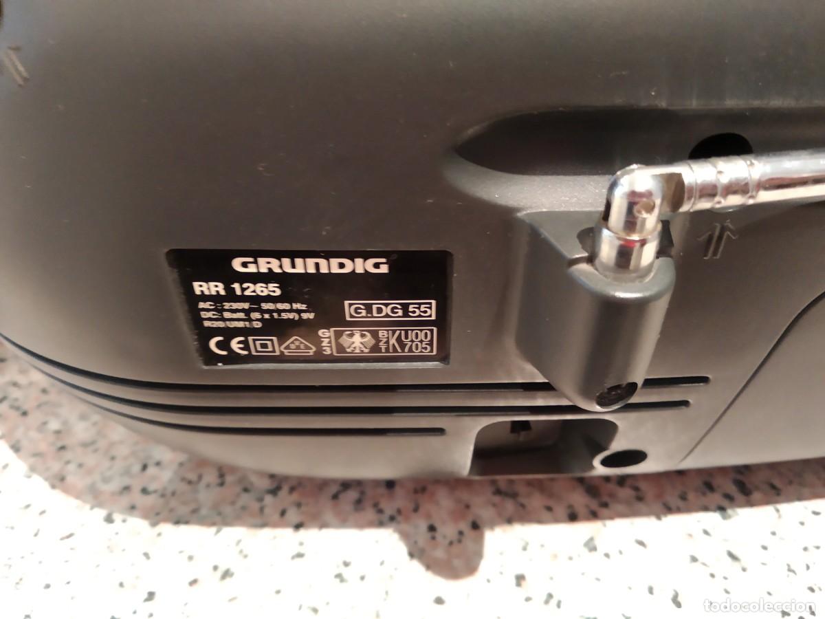 Radios antiguas: RADIO CASSETTE DOBLE GRUNDIG RR 1265 - Foto 12