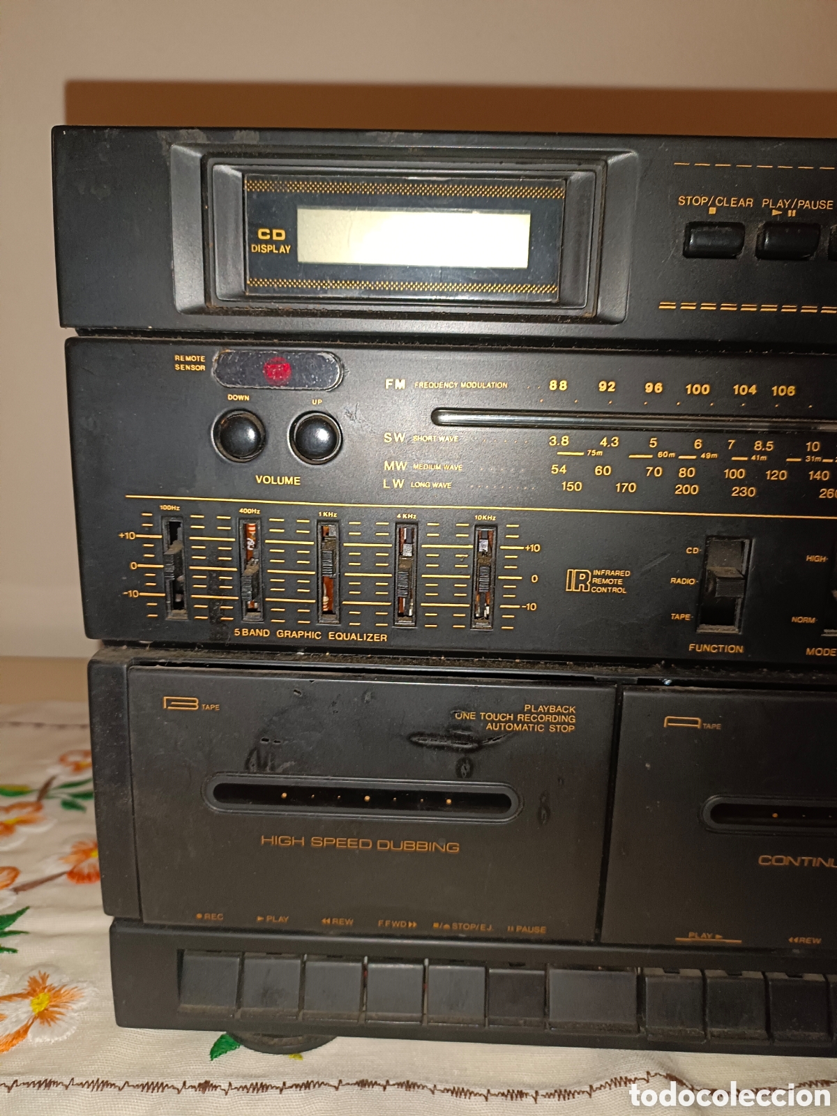 Radios antiguas: Compact, radio ,doble pletina - Foto 2