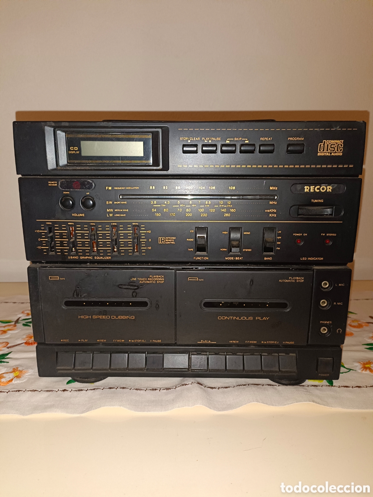Radios antiguas: Compact, radio ,doble pletina - Foto 8
