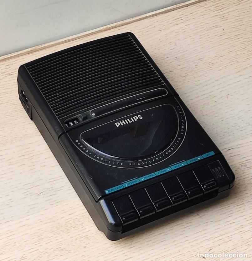 Radios antiguas: Reproductor-grabadora CASETTE PHILIPS - Foto 1