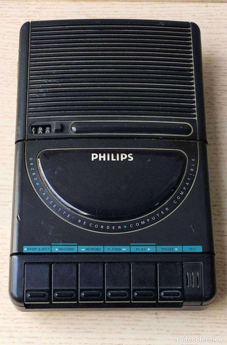 Radios antiguas: Reproductor-grabadora CASETTE PHILIPS - Foto 2