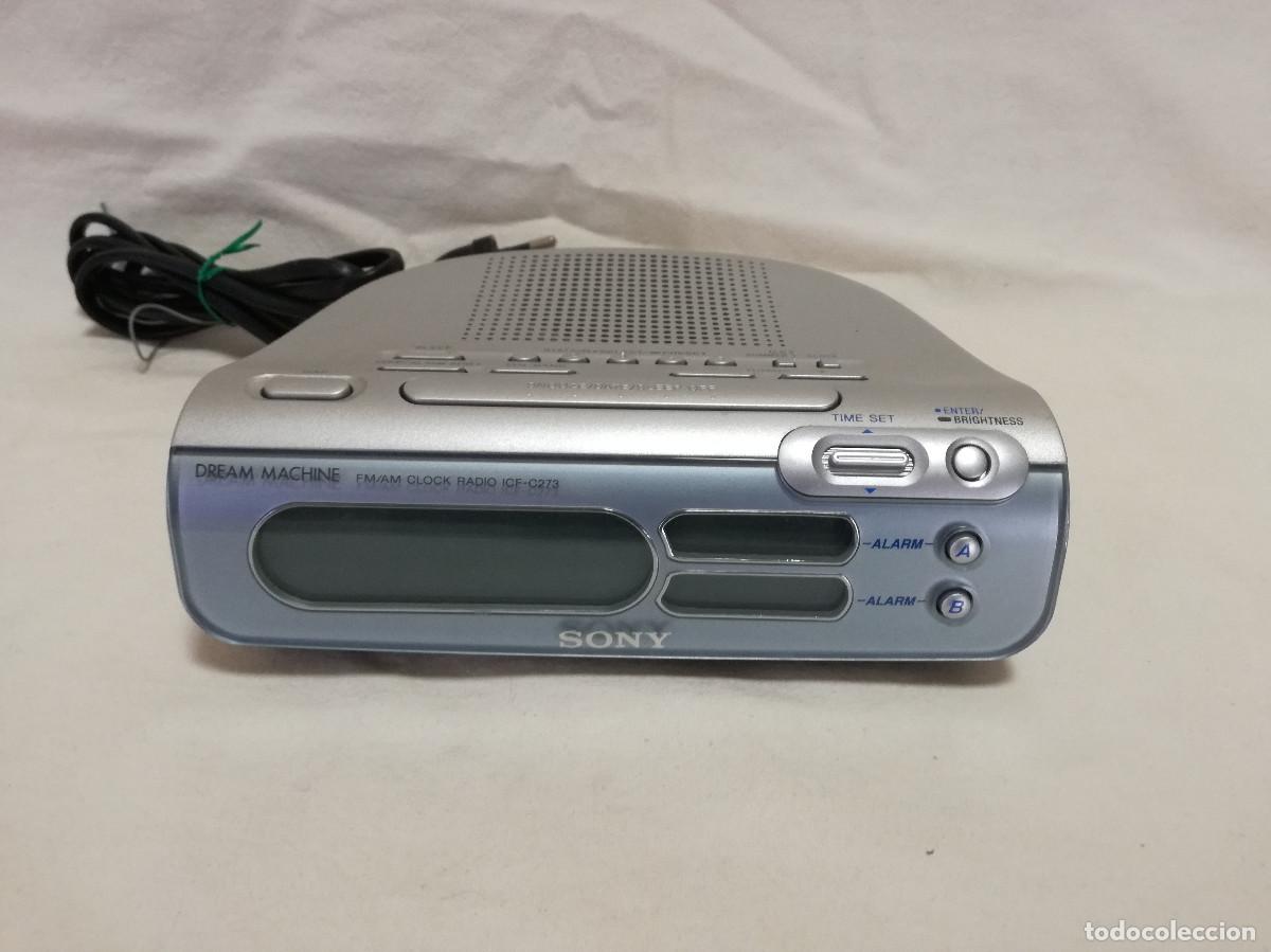 Radios antiguas: RADIO DESPERTADOR SONY ICF-C273 (FUNCIONA) - Foto 2