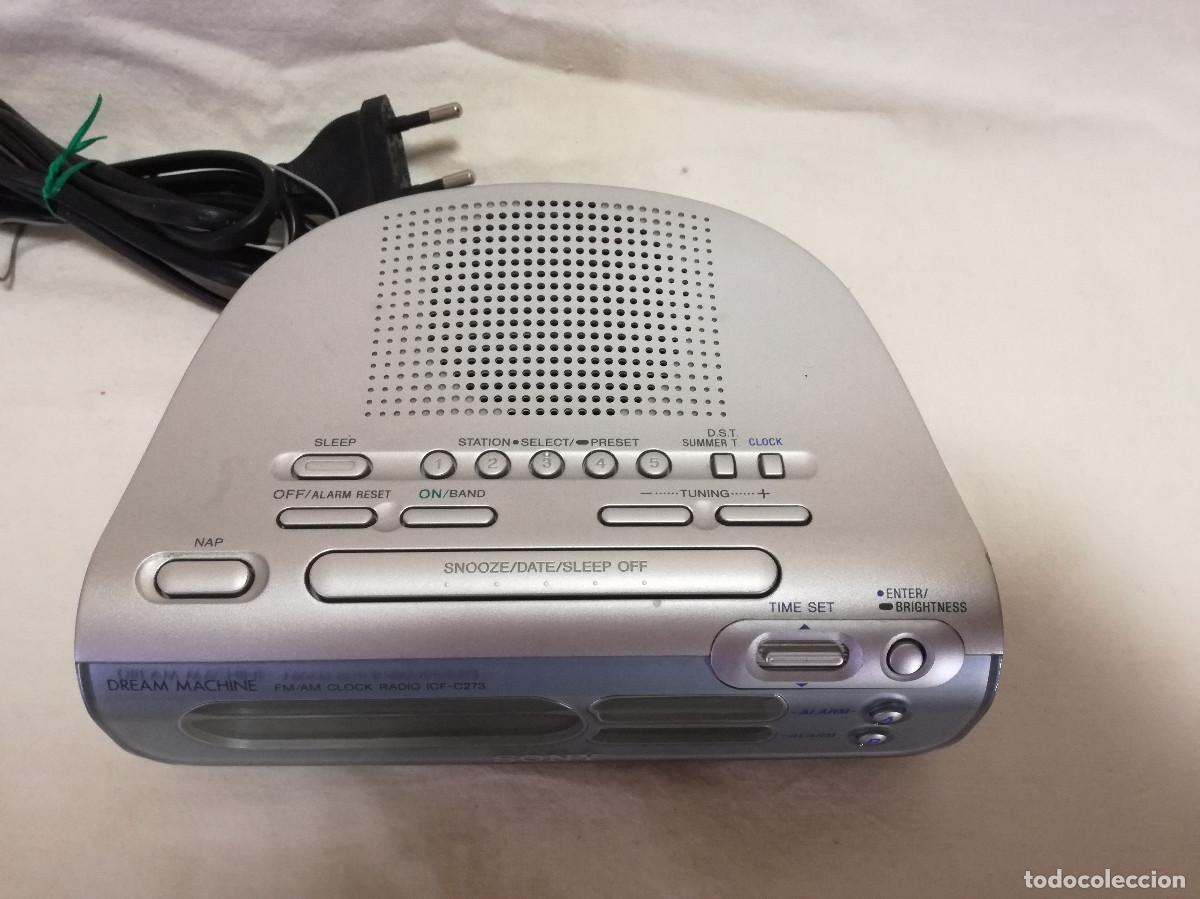 Radios antiguas: RADIO DESPERTADOR SONY ICF-C273 (FUNCIONA) - Foto 3