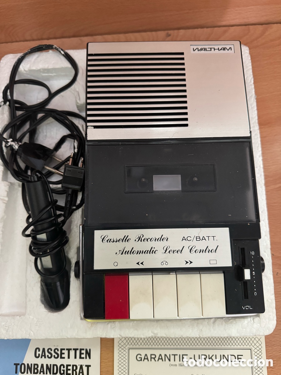 Radios antiguas: Cassette Recorder . Automatic Level Control - Foto 2