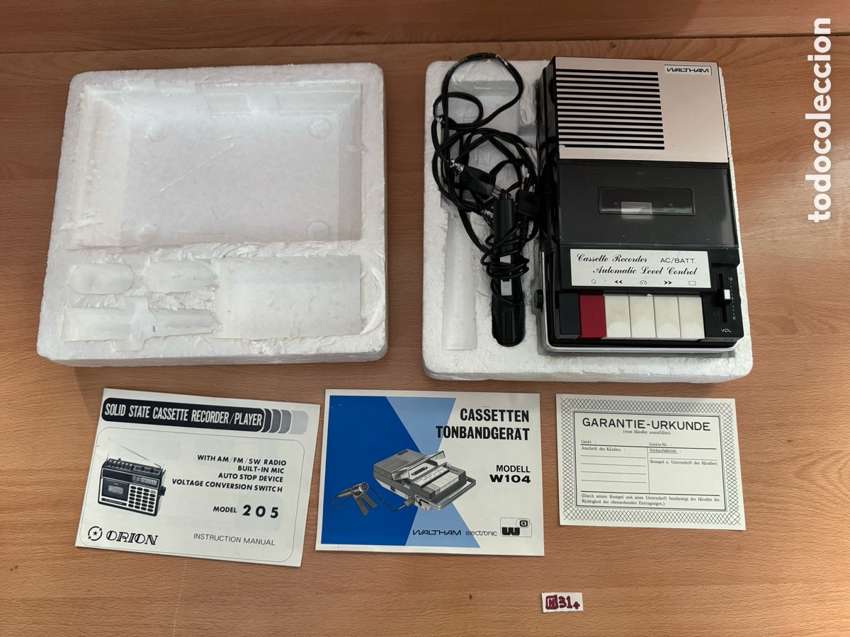 Radios antiguas: Cassette Recorder . Automatic Level Control - Foto 1