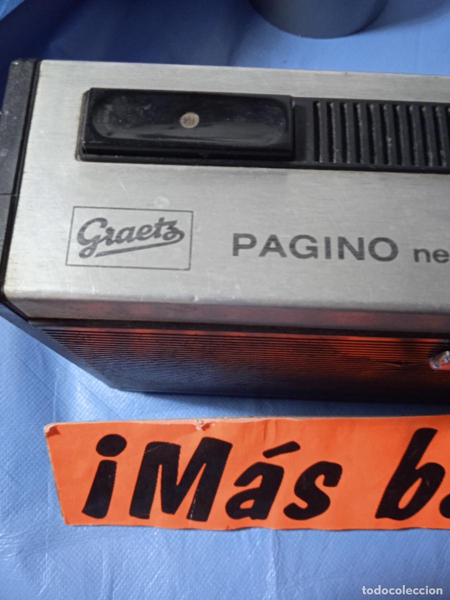 Radios antiguas: GRAETZ, TRANSISTOR MODEL** PAGINO **REF. 30 BRE - Foto 6
