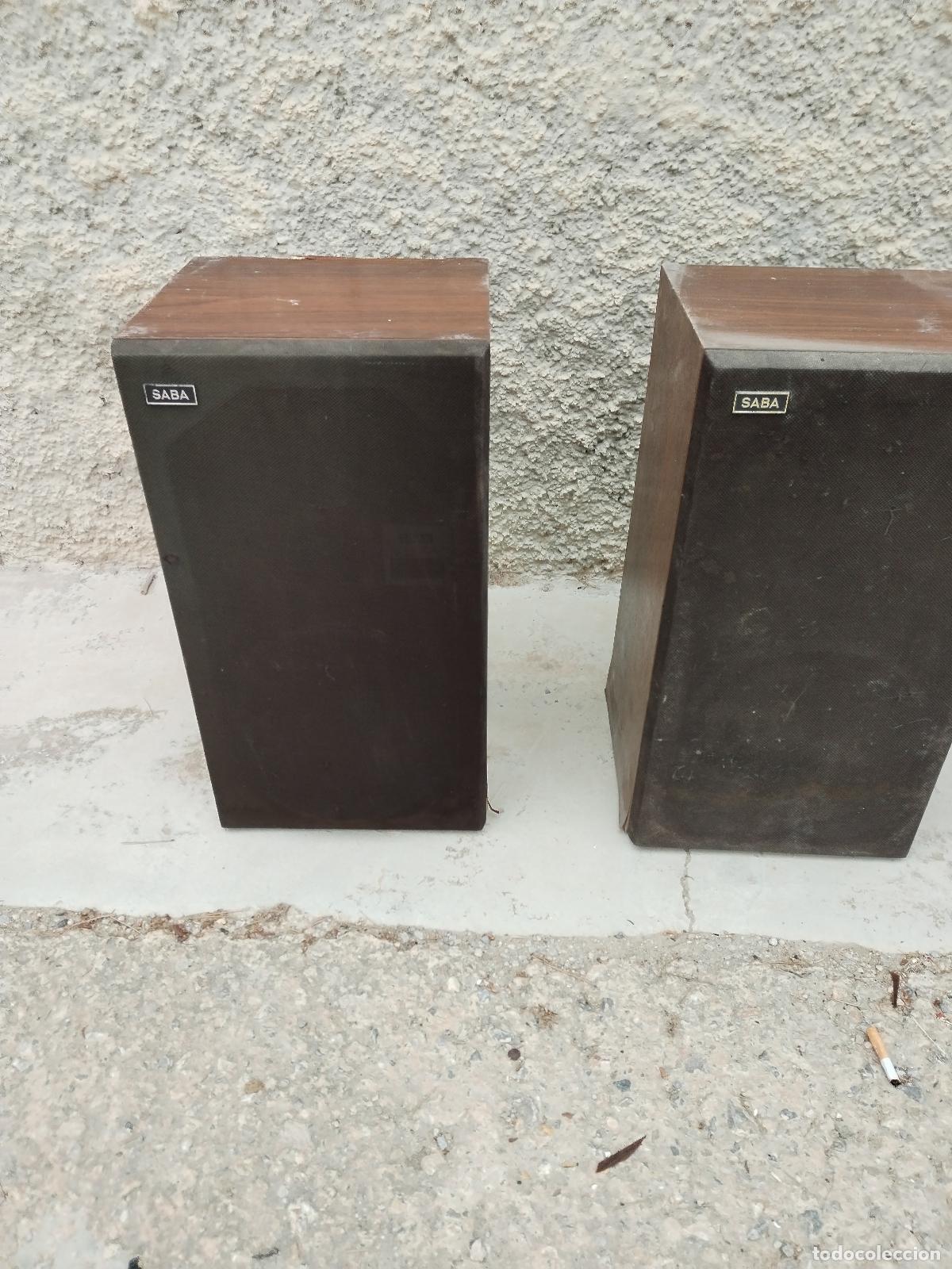 Radios antiguas: 2 altavoces vintage saba - Foto 2