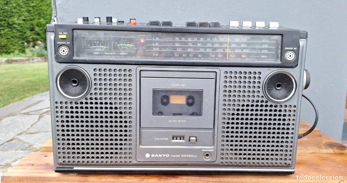 Radios antiguas: RADIO CASSETTE SANYO Model M9980LU - Foto 1