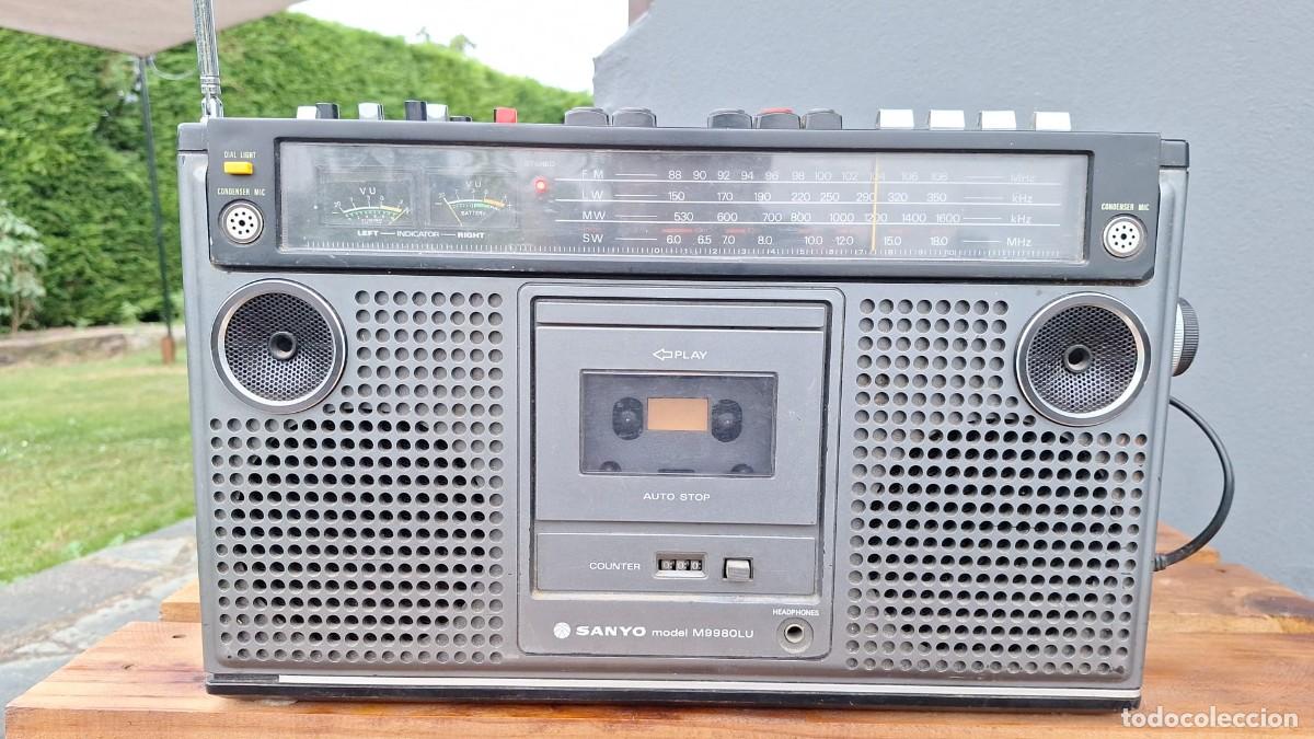 Radios antiguas: RADIO CASSETTE SANYO Model M9980LU - Foto 3