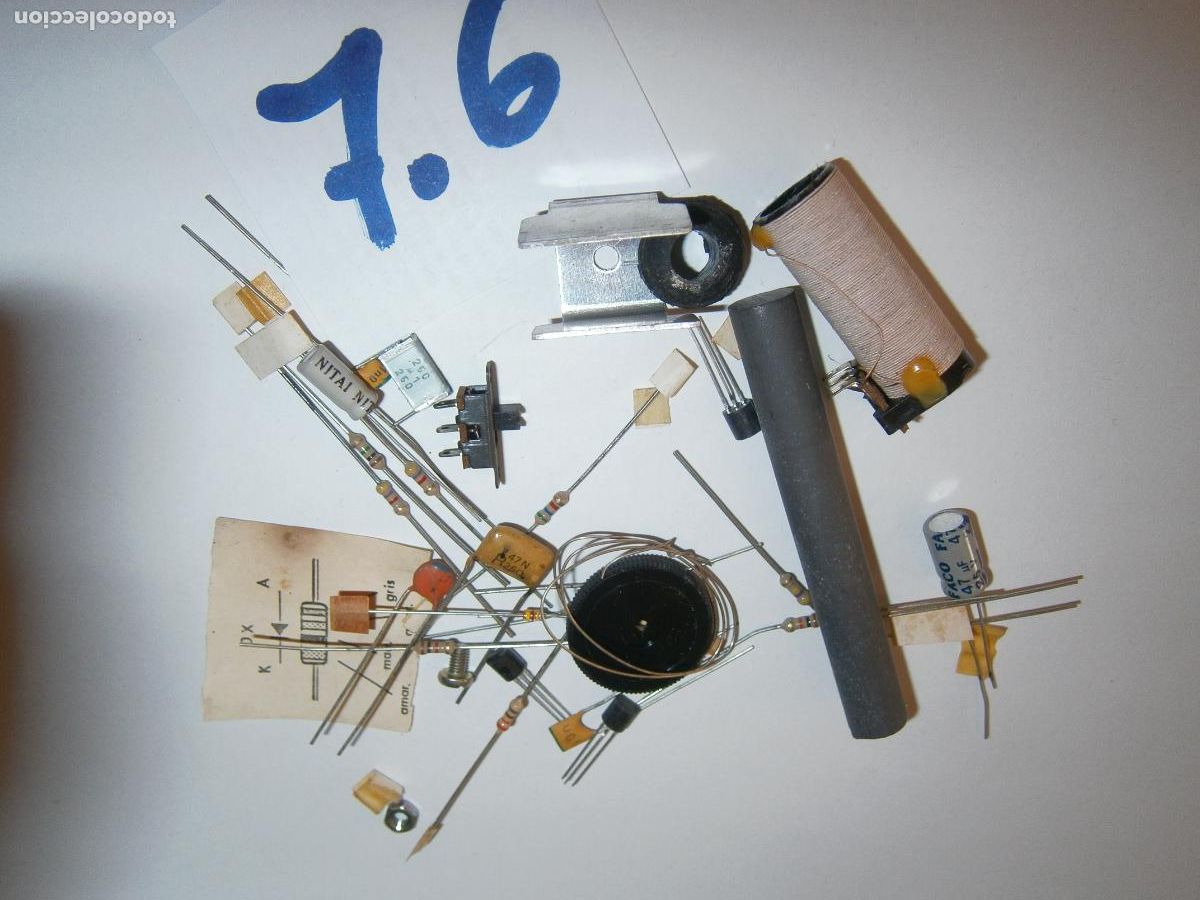Radios antiguas: COMPONENTE ELECTRONICO PARA RADIO TRANSISTOR - NUEVO SIN USAR - Foto 1
