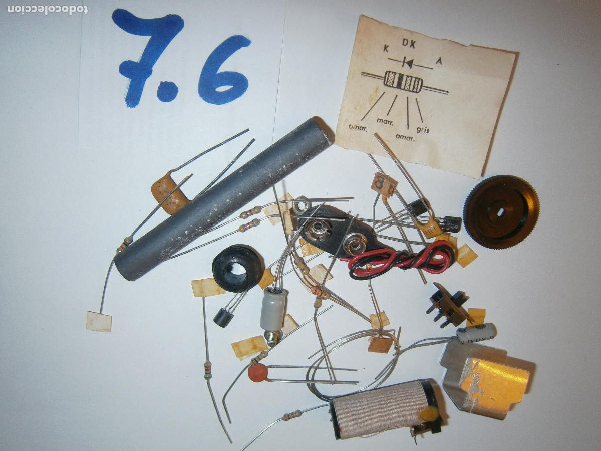 Radios antiguas: COMPONENTE ELECTRONICO PARA RADIO TRANSISTOR - NUEVO SIN USAR - Foto 1