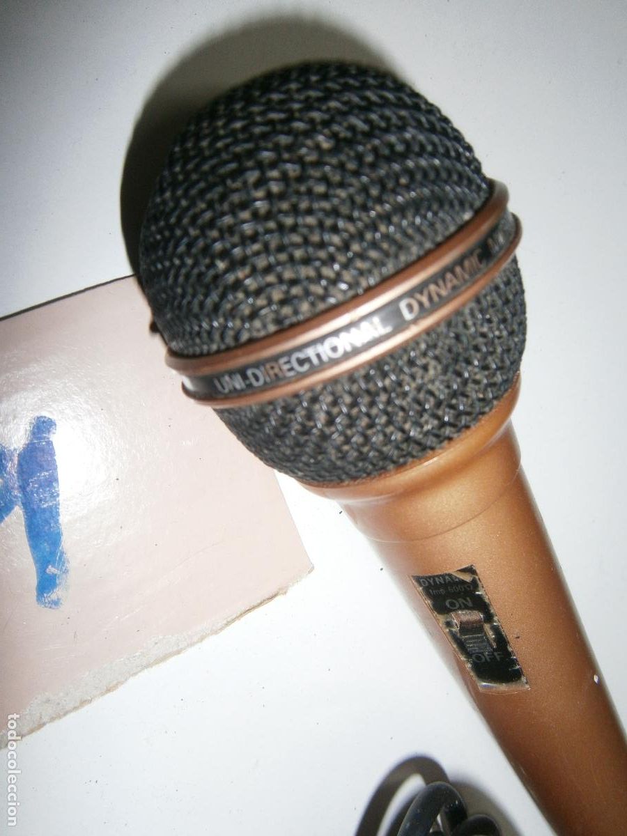 Radios antiguas: ANTIGUO MICROFONO PHILIPS DYNAMIC UNIDIRECTIONAL - Foto 2