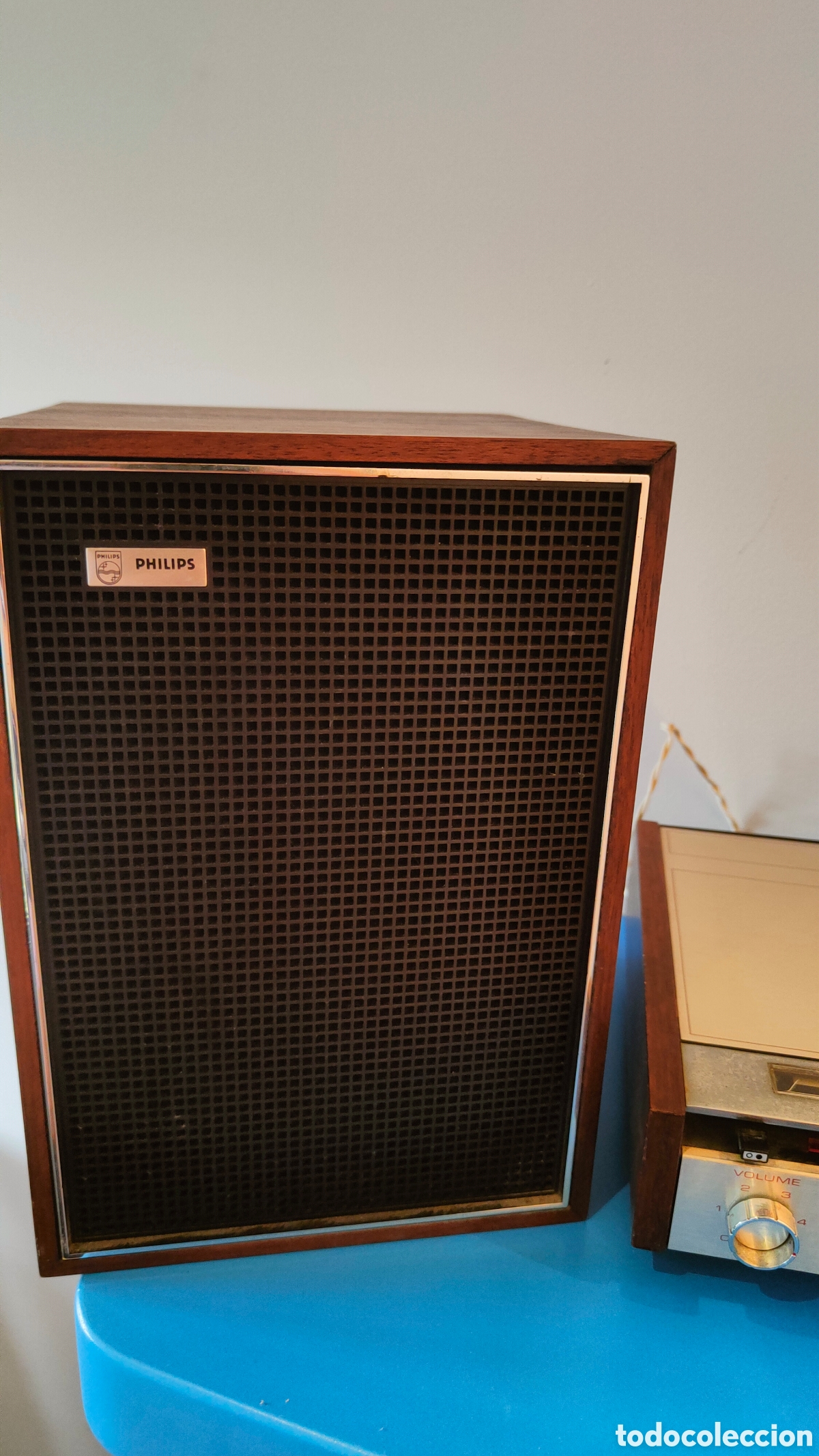 Radios antiguas: Aparato cassette Recorder Philips vintage - Foto 2