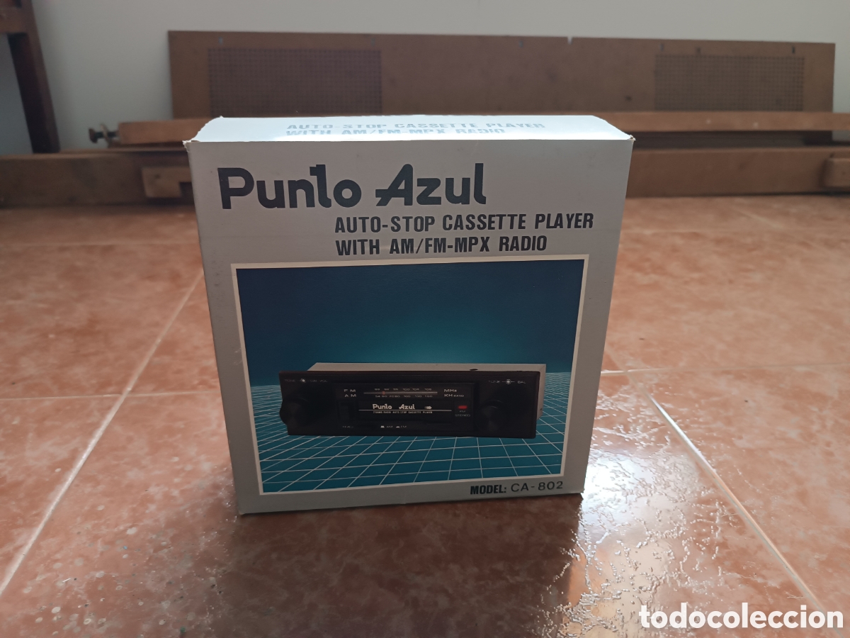 Radios antiguas: Radio de coche marca Punto Azul - Foto 1