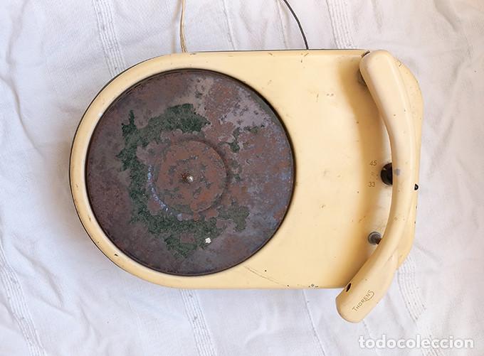 Radios antiguas: Tocadiscos Thorens Plattenspieler-Chassis CB14. [1960] - Foto 4
