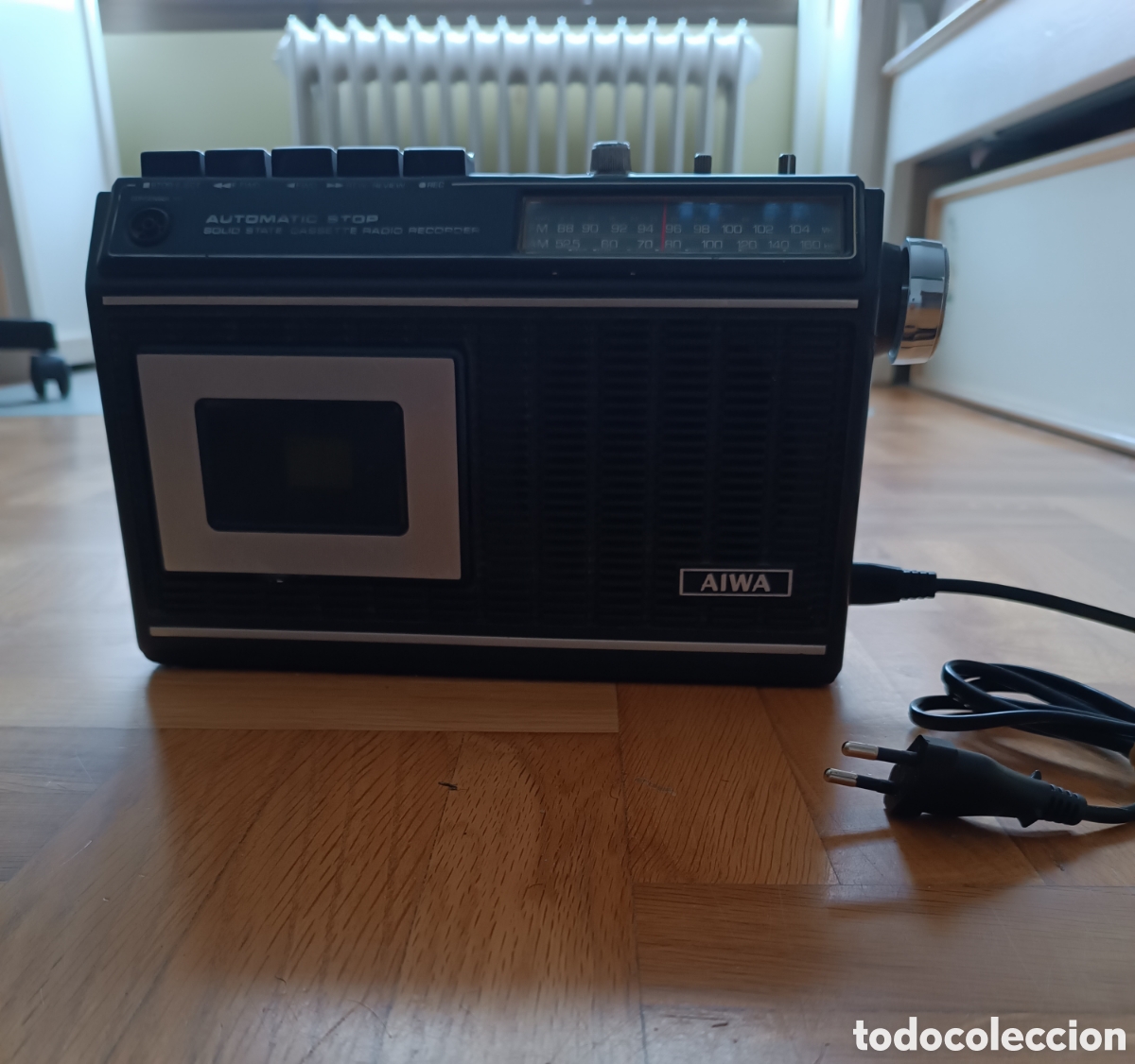 Radios antiguas: Radio cassette antiguo marca Aiwa - Foto 8