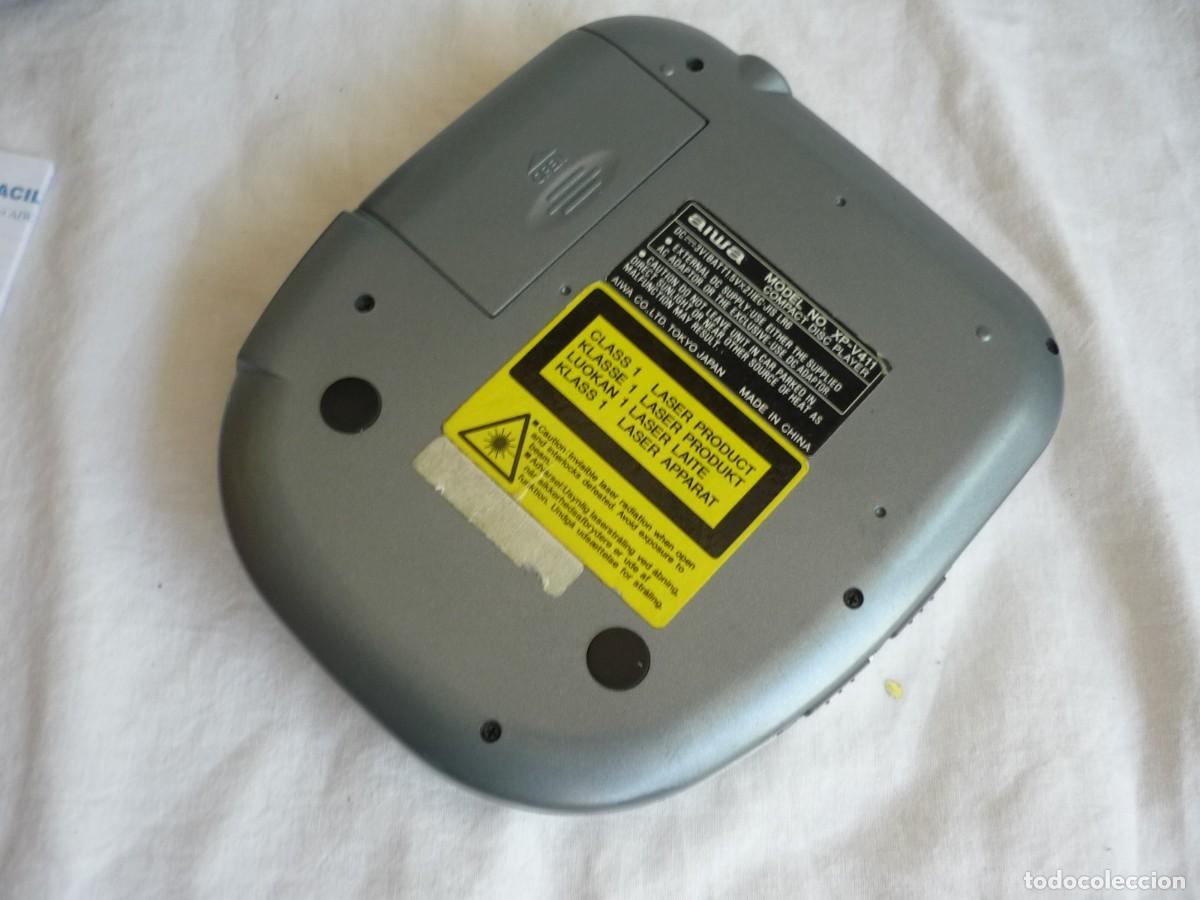 Radios antiguas: Discman Aiwa XP-V411 Compac Disk CD + Instrucciones + transformador, funcionando - Foto 8
