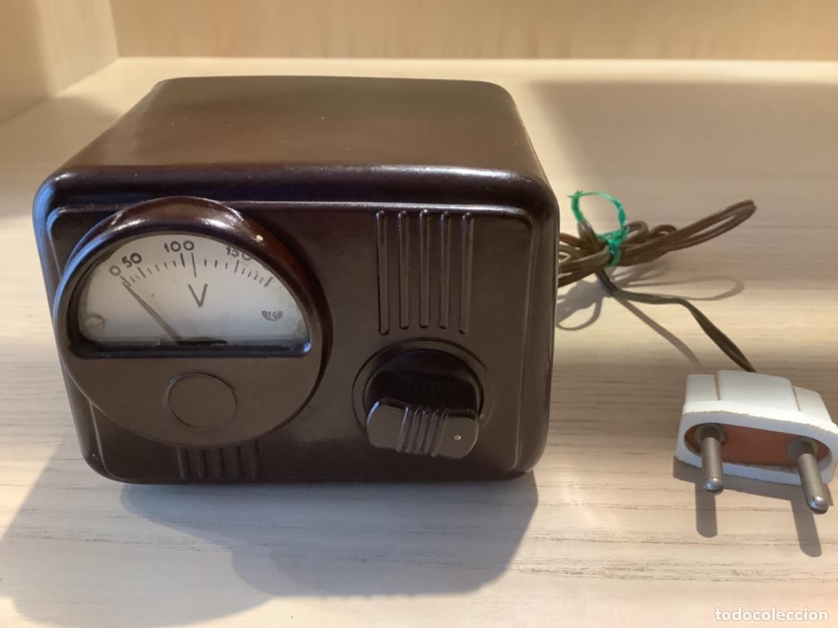 Radios antiguas: Volt&iacute;metro elevador redudoctor - Foto 1