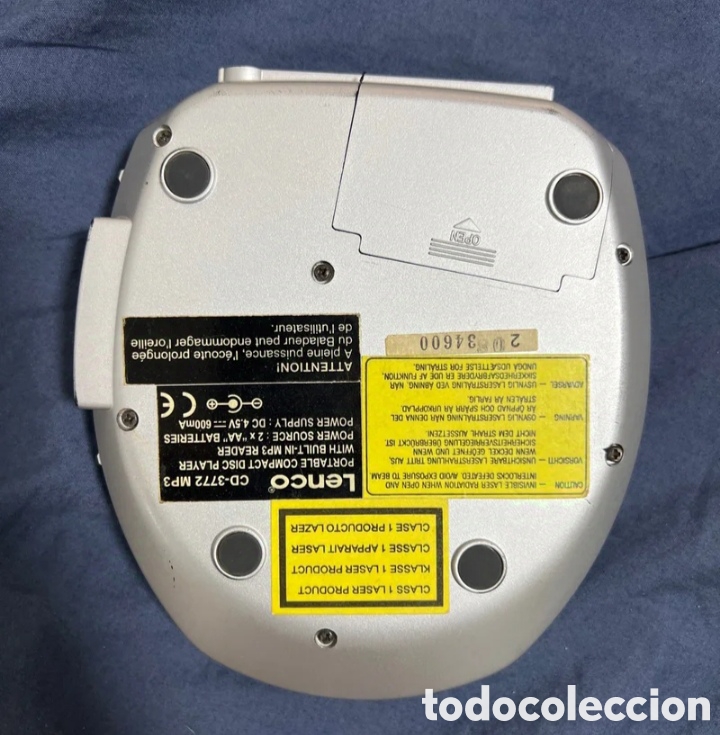 Radios antiguas: DISCMAN LENCO MP3 SALIDA LINEA AURICULARES - Foto 2