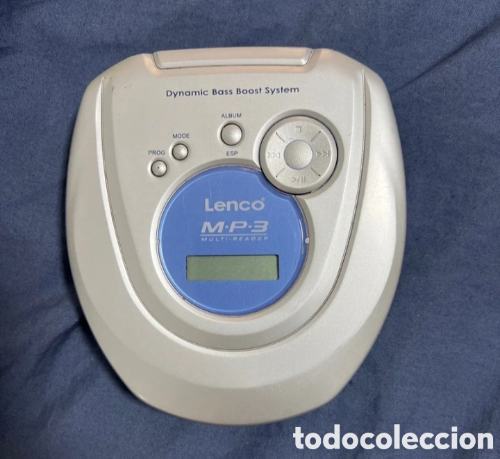 Radios antiguas: DISCMAN LENCO MP3 SALIDA LINEA AURICULARES - Foto 1